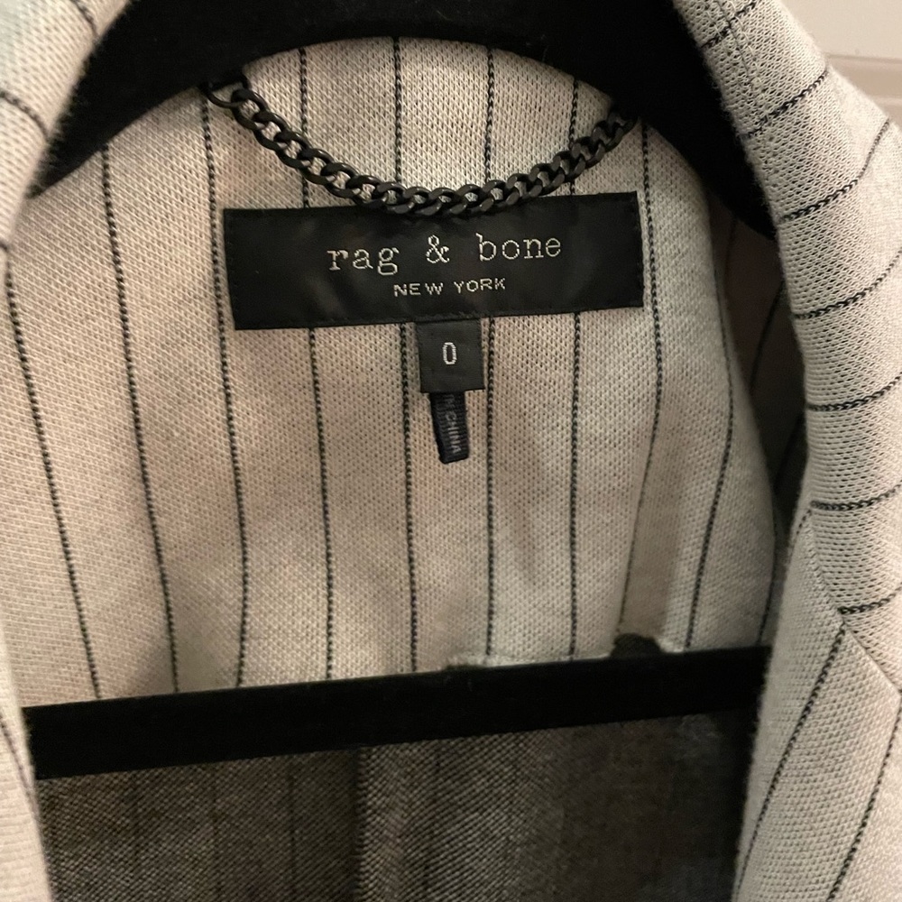 rag & bone light gray blazer